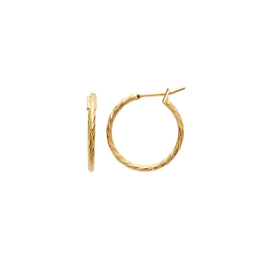 CREOLES Plaqué or - 20 MM