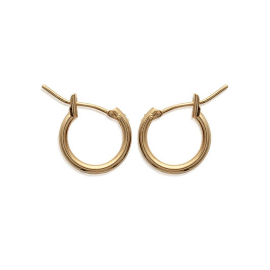 CREOLES Plaqué or - 12 MM