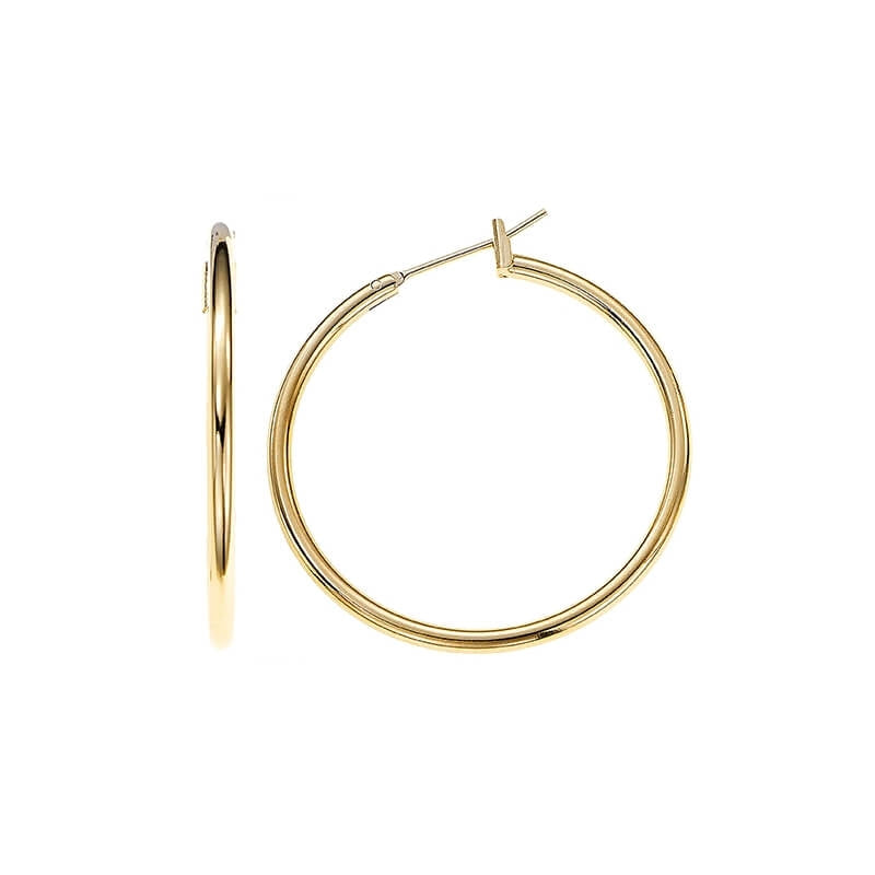 CREOLES Plaqué or - 30 MM