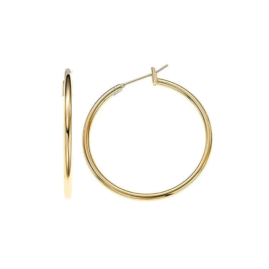 CREOLES Plaqué or - 30 MM