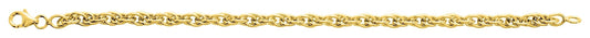 BRACELET Plaqué or - 19 CM