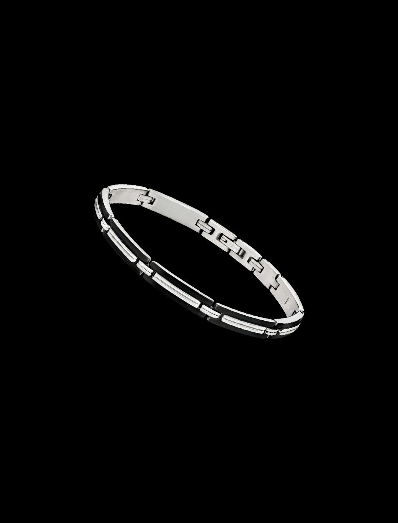 BRACELET LOTUS STYLE  ACIER INOXYDABLE HOMME