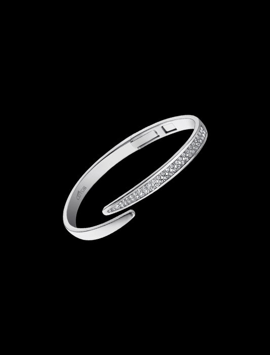 BRACELET STYLE LOTUS  ACIER INOXYDABLE L, FEMME