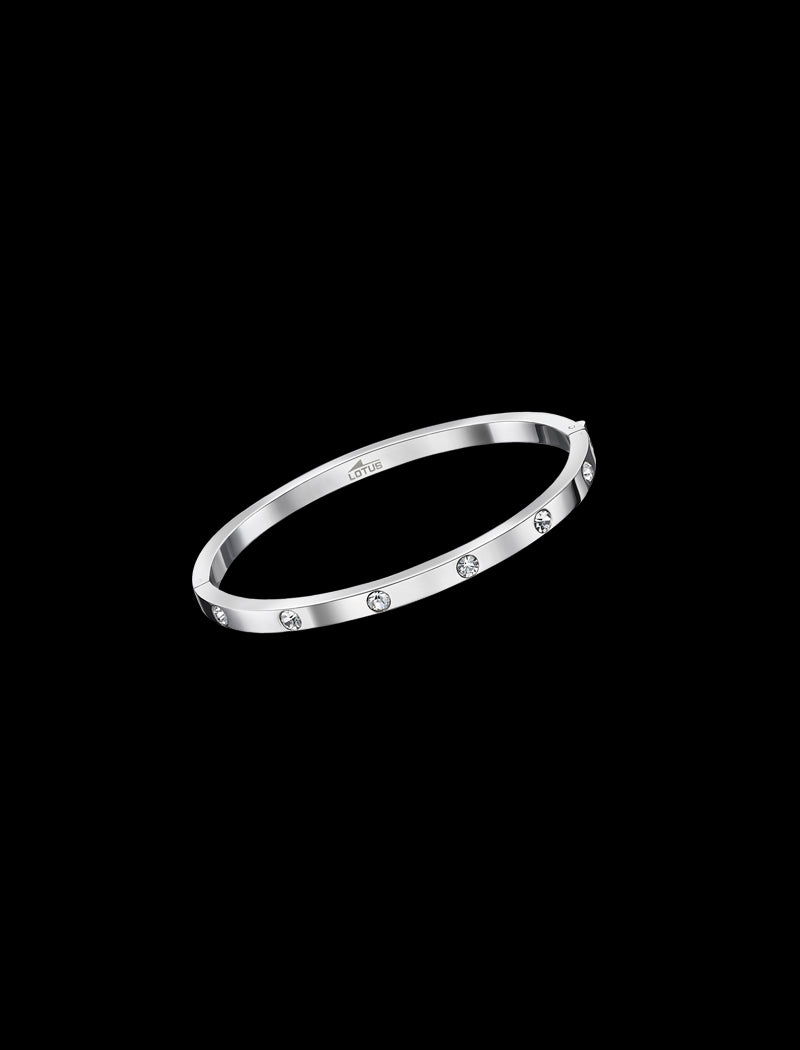 BRACELET STYLE LOTUS  ACIER INOXYDABLE L, FEMME