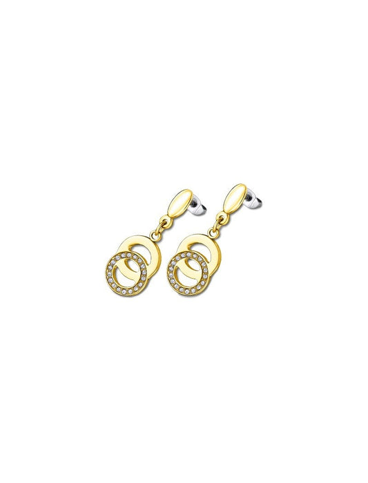BOUCLES D'OREILLES LOTUS STYLE BLISS  ACIER, FEMME