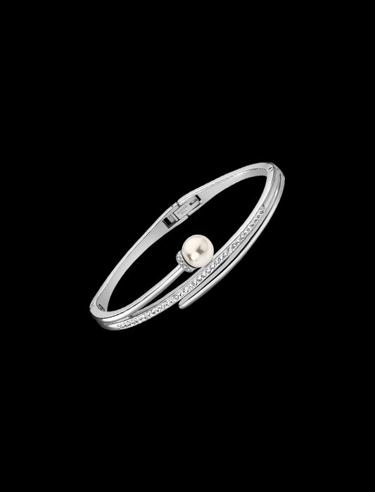 LOTUS STYLE PEARLS  BRACELET DE PERLES EN ACIER, FEMME