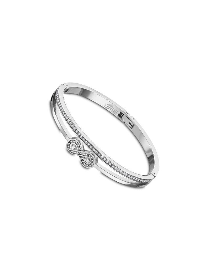 BRACELET LOTUS STYLE BLISS INFINITY  ACIER, FEMME