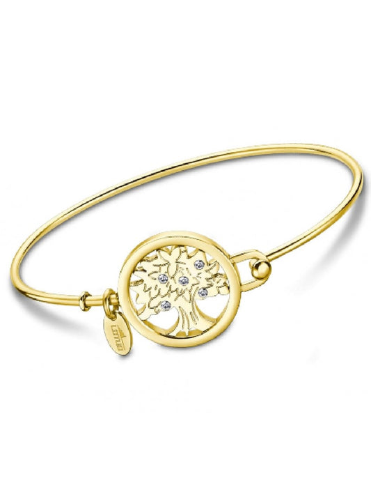 BRACELET ARBRE DE VIE MILLÉNAIRE STYLE LOTUS  ACIER, FEMME