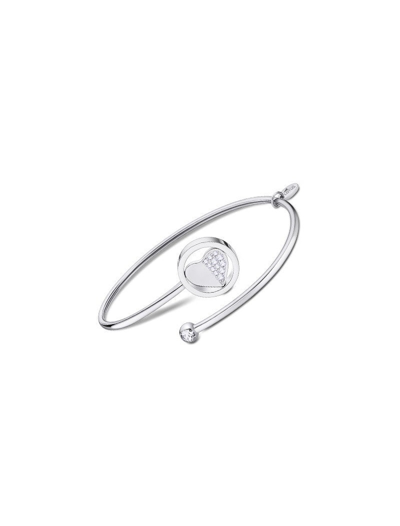 BRACELET COEUR MILLENNIAL STYLE LOTUS  ACIER, FEMME