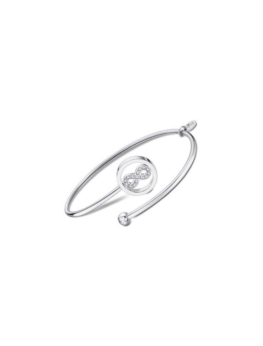 BRACELET INFINI MILLENNIAL STYLE LOTUS  ACIER, FEMME
