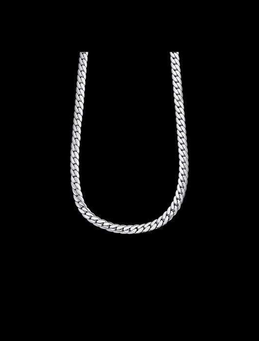 COLLIER CHAÎNE STYLE LOTUS  ACIER INOXYDABLE L, HOMME