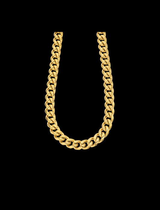 COLLIER CHAÎNE STYLE LOTUS  ACIER INOXYDABLE L, HOMME