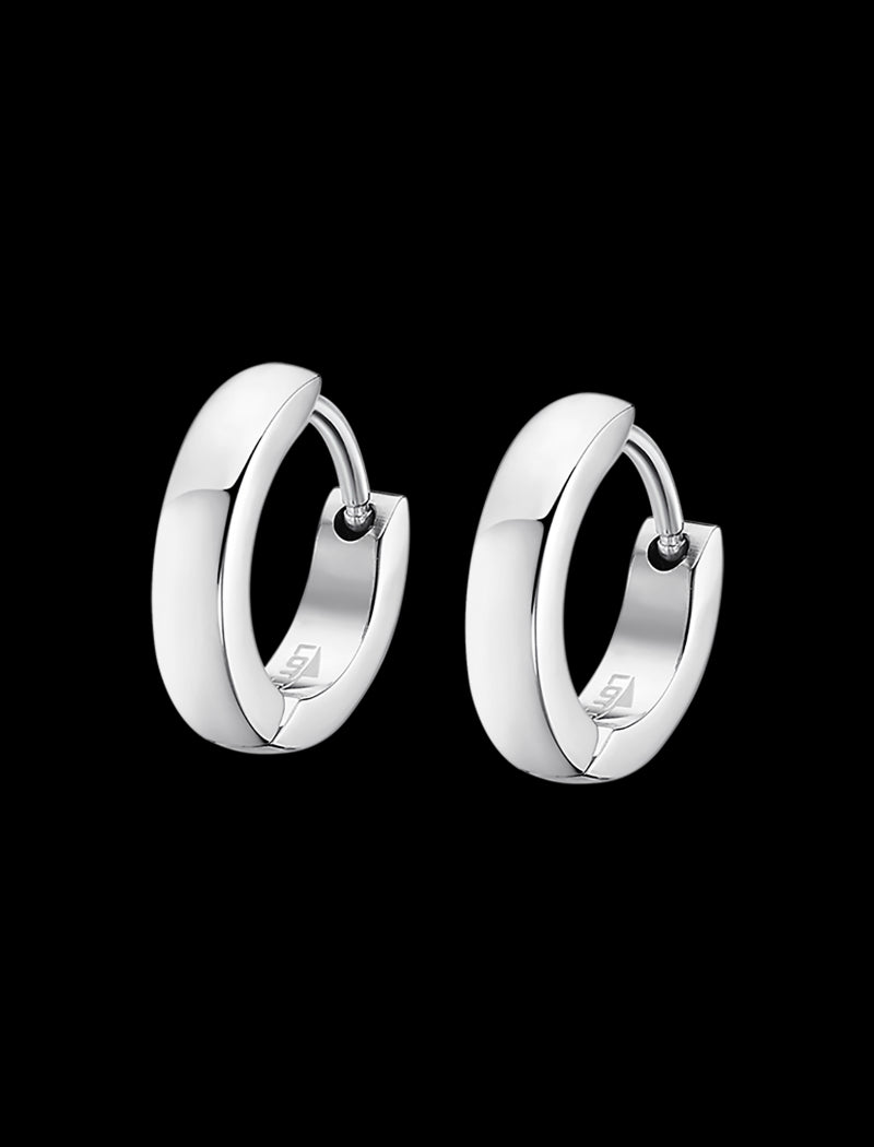 BOUCLES-DOREILLES ACIER INOXYDABLE 316L HOMME