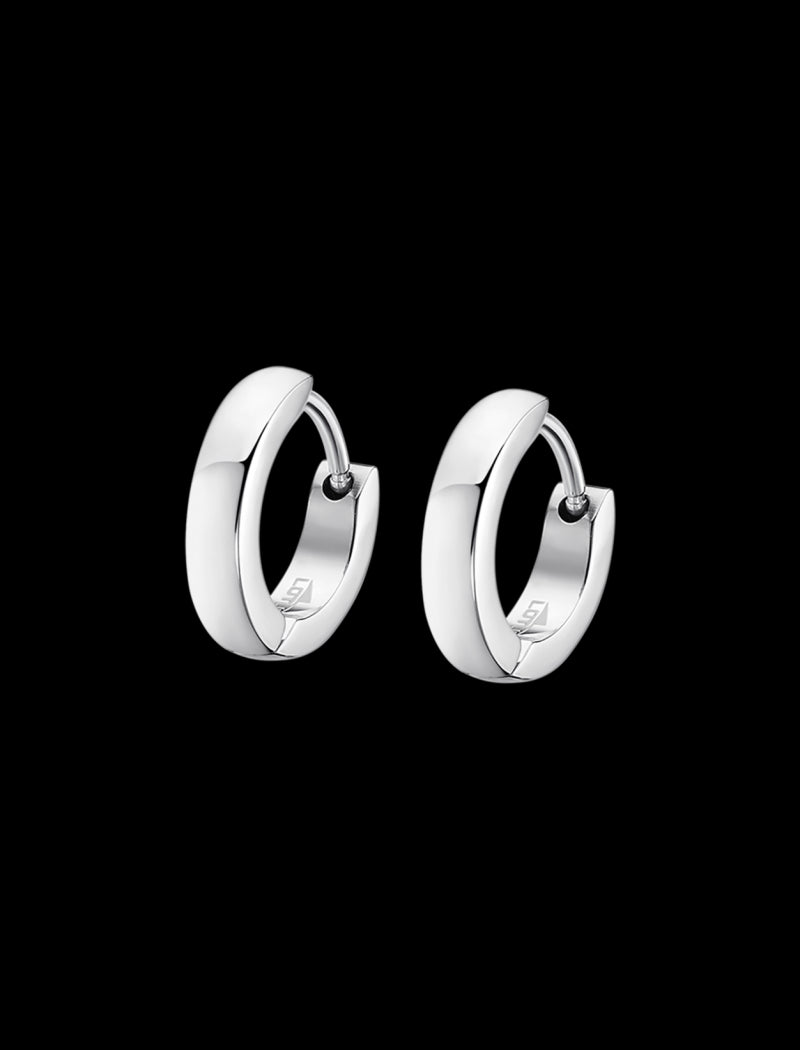 BOUCLES-DOREILLES ACIER INOXYDABLE 316L HOMME