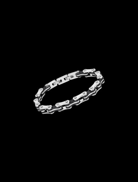 BRACELET STYLE LOTUS  ACIER, HOMME