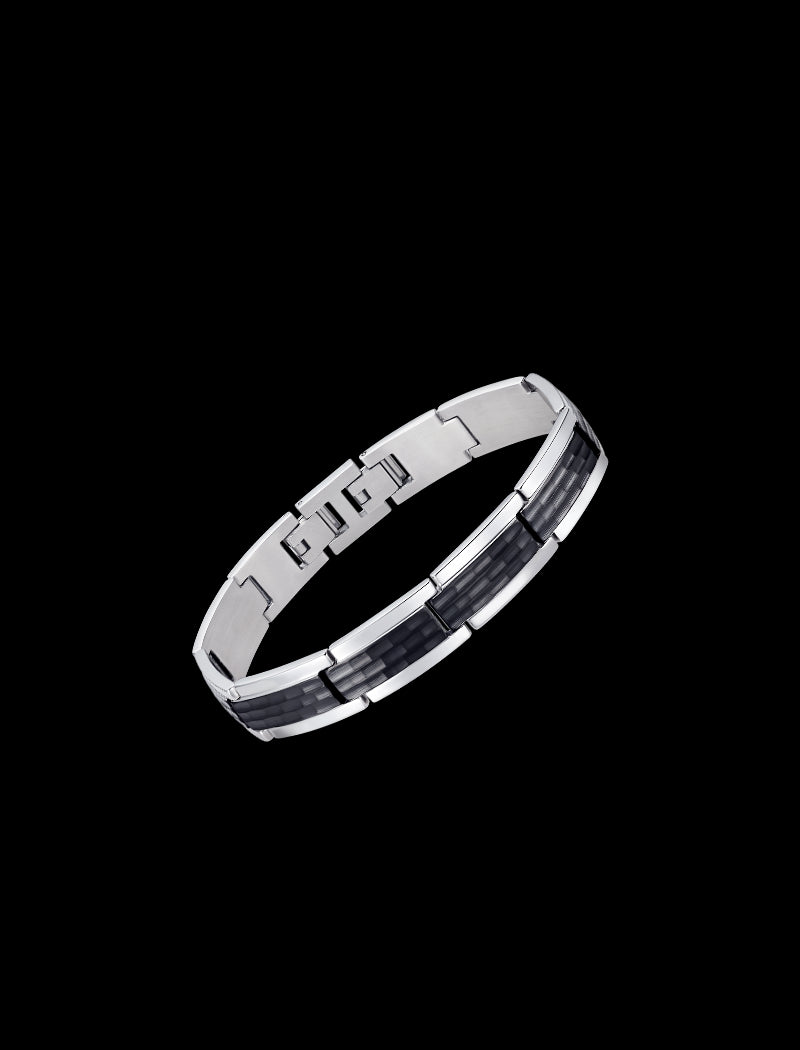 BRACELET LOTUS STYLE  ACIER INOXYDABLE L HOMME