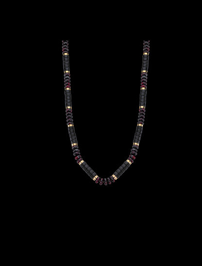 COLLIER LOTUS STYLE  ACIER INOXYDABLE, HOMME