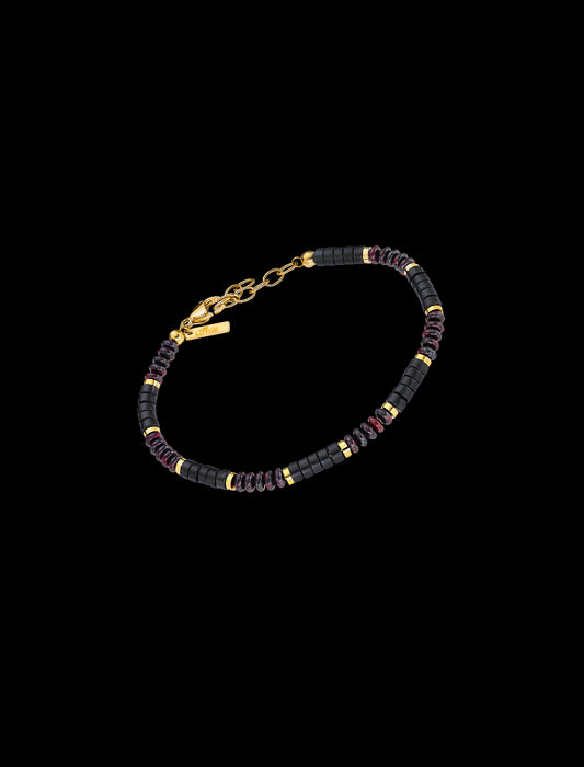 BRACELET LOTUS STYLE  ACIER INOXYDABLE, HOMME