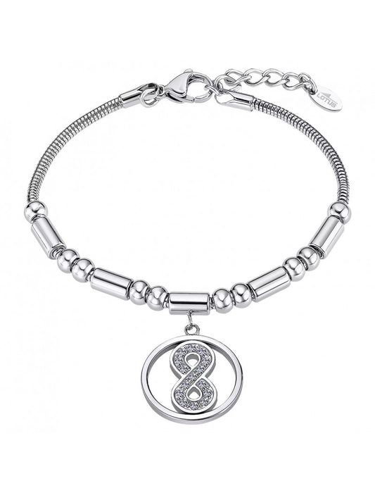BRACELET INFINI ACIER INOXYDABLE, FEMME
