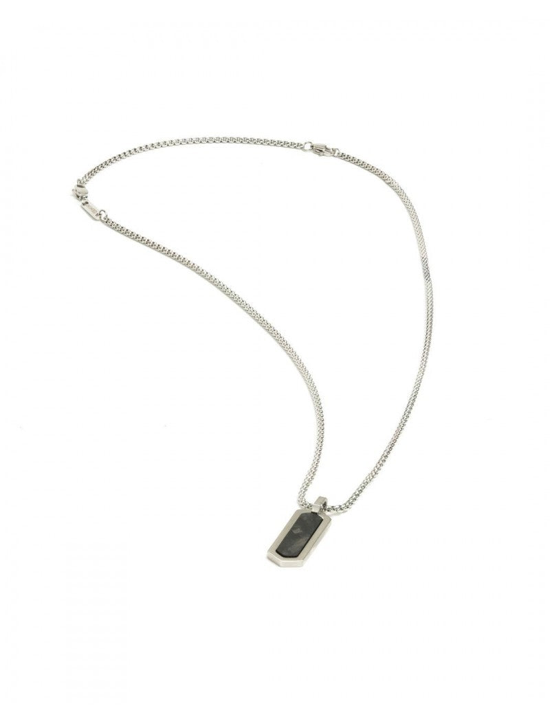 COLLIER GEMINI - ACIER - 45+10 CM