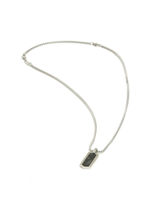 COLLIER GEMINI - ACIER - 45+10 CM