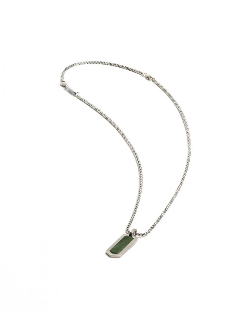 COLLIER GEMINI - ACIER - 45+10 CM