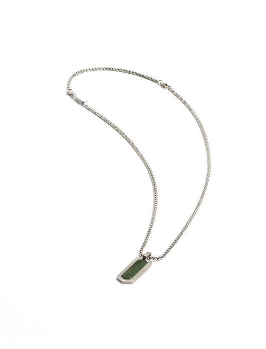 COLLIER GEMINI - ACIER - 45+10 CM